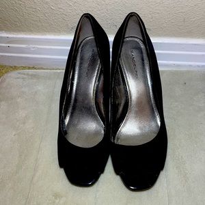 Bandolino Peep Toe Wedge Pump